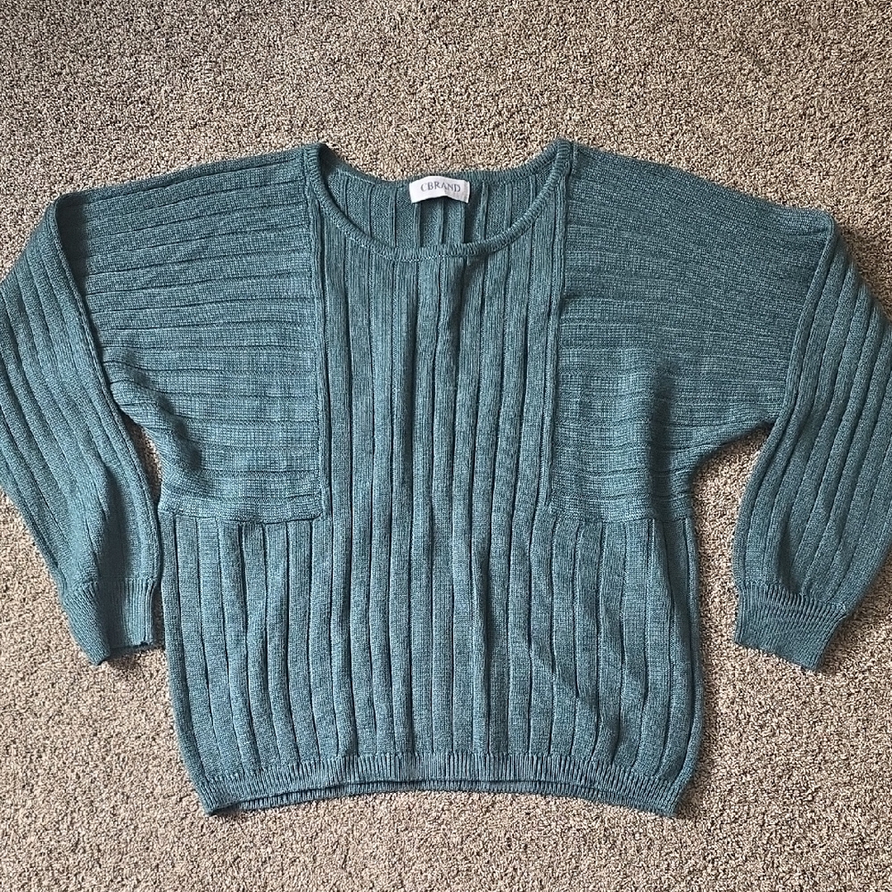 Boutique Teal Sweater Sz Large